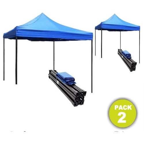  Si buscas 2 Toldos Plegable Lona Fierro 3x3mts Impermeable R5330 puedes comprarlo con REBAJAS está en venta al mejor precio
