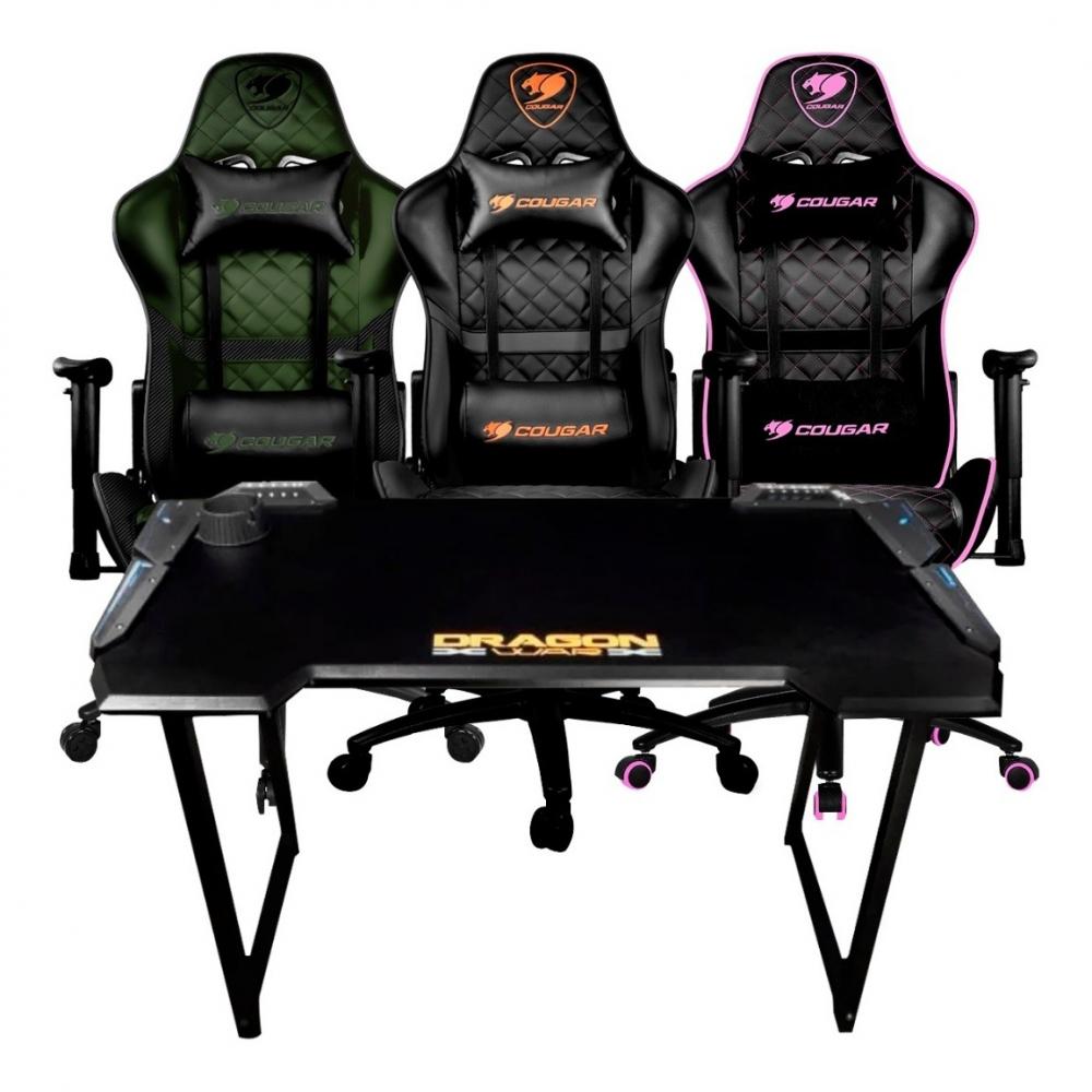  Si buscas Silla Gamer Cougar + Escritorio Dragon War Rgb Dimm puedes comprarlo con FUTUROXXI DIMM está en venta al mejor precio