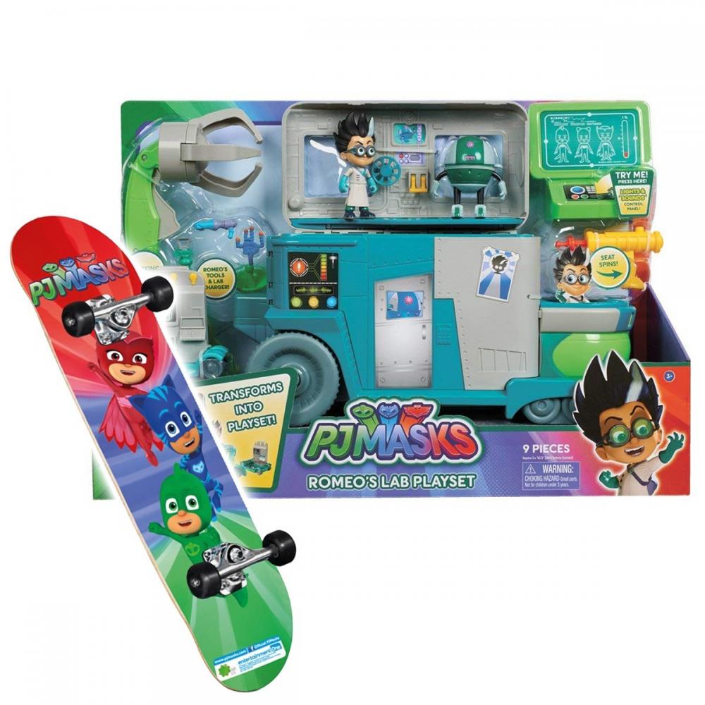  Si buscas Pj Masks Vehículo Laboratorio De Romeo Set Utileria- El Rey puedes comprarlo con REYDELENTRETENIMIENT está en venta al mejor precio