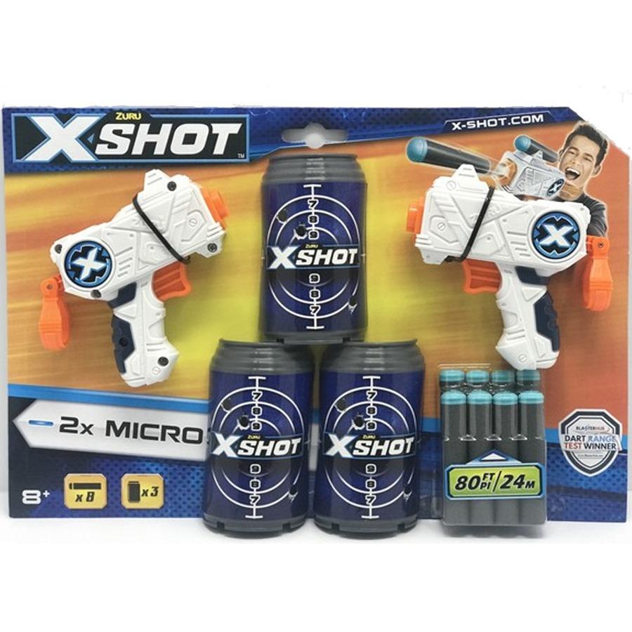  Si buscas Arma X-shot 2x Micro Con 8 Dardos Y Tachos puedes comprarlo con UNIVERSO BINARIO está en venta al mejor precio