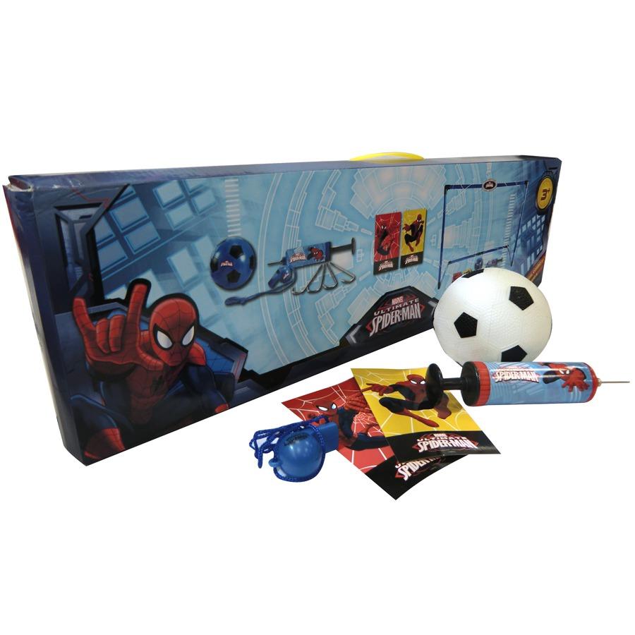  Si buscas Arco De Futbol Spiderman Pelota + Inflador + Tarjetas puedes comprarlo con UNIVERSO BINARIO está en venta al mejor precio