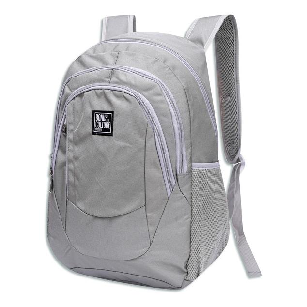  Si buscas Mochila Bonus Culture Gris Claro Con 4 Bolsillos 44cm puedes comprarlo con UNIVERSO BINARIO está en venta al mejor precio