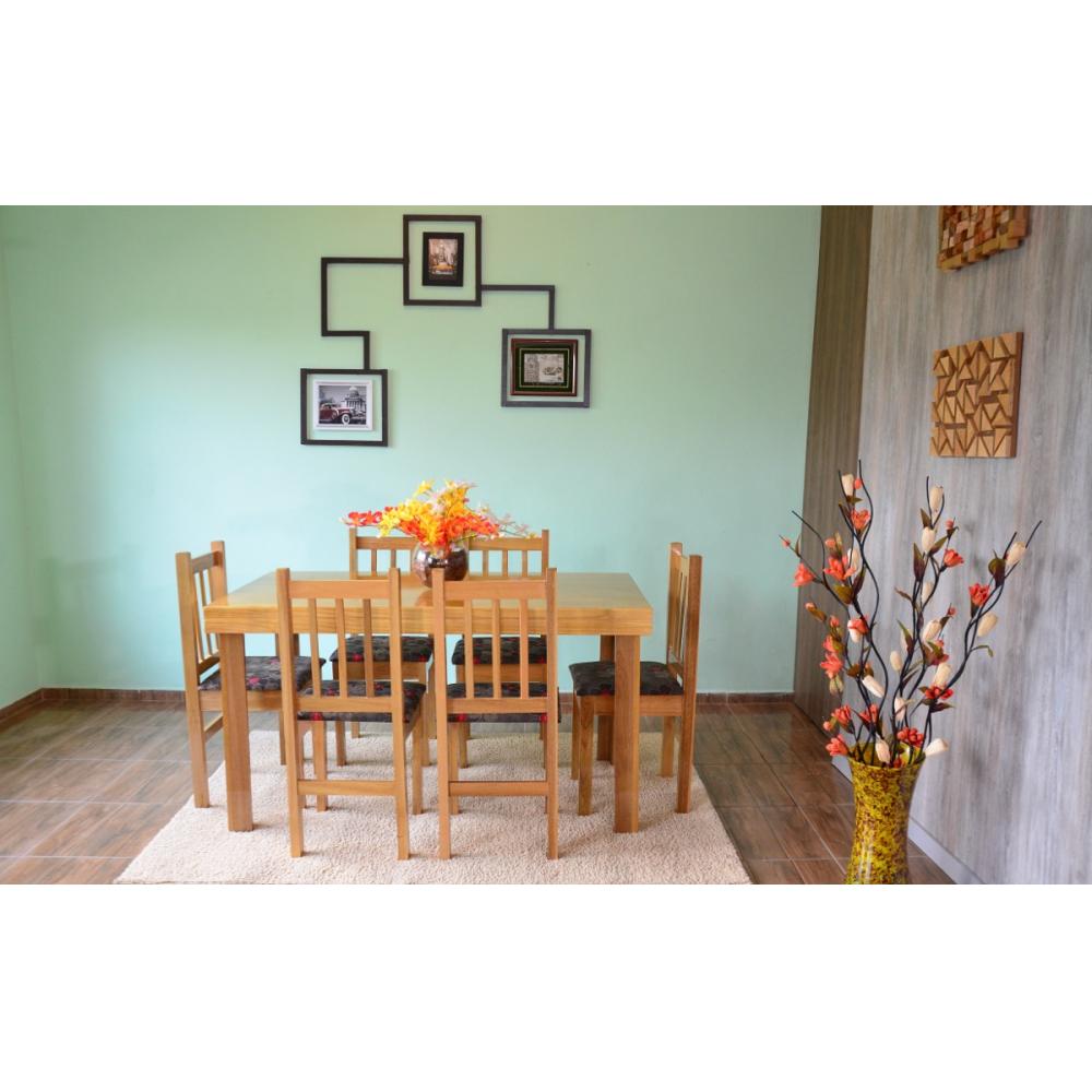Juego De Comedor Madera Maciza 6 Sillas 28581 Super Oferta en Centro ... Juego De Comedor Madera Maciza 6 Sillas 28581 Super Oferta en Centro ...