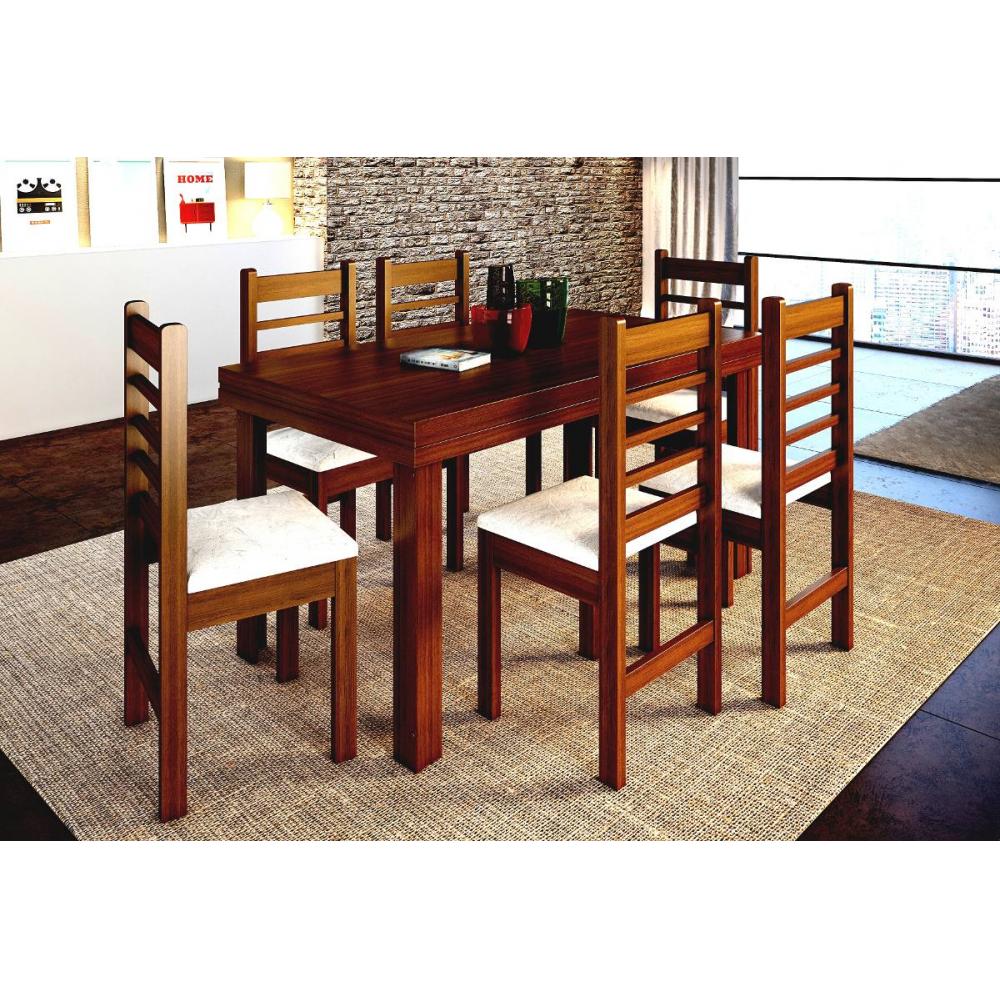 Juego De Comedor Buenos Aires 6 Sillas Tapizadas En Oferta en Centro ... Juego De Comedor Buenos Aires 6 Sillas Tapizadas En Oferta en Centro ...