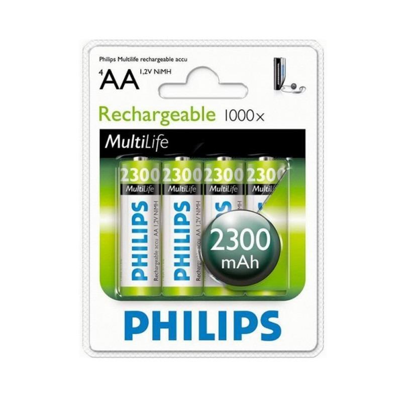  Si buscas Pack X4 Pilas Aa Recargables Philips 2300mah Camaras Mouse puedes comprarlo con New Technology está en venta al mejor precio
