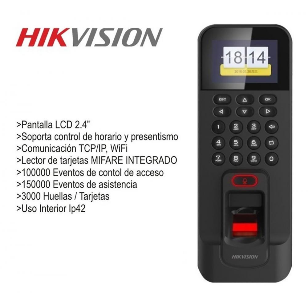  Si buscas Control De Acceso Lector De Huellas Hikvision Ds-k1t804mf puedes comprarlo con New Technology está en venta al mejor precio