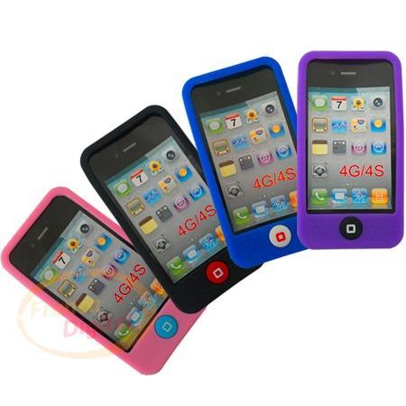  Si buscas Funda Silicona Con Boton De Color Para iPhone 4 Apple 4s 4g puedes comprarlo con FRANCADIGITAL está en venta al mejor precio