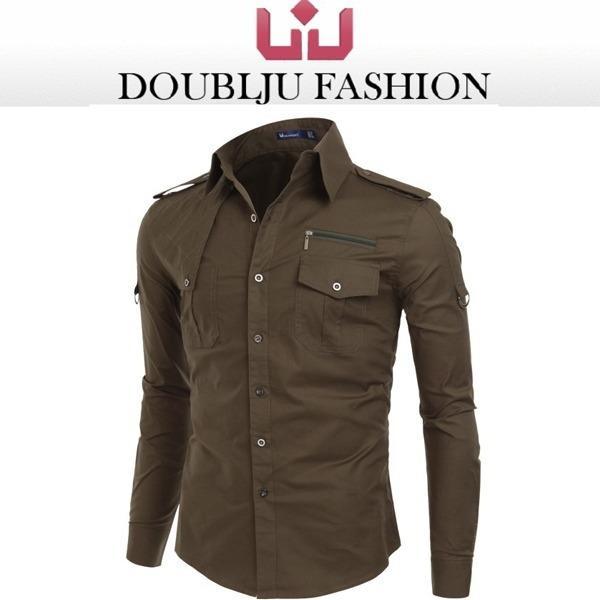  Si buscas Camisa Doublju Kmtstl014 Verde-talle M puedes comprarlo con DRACMA STORE está en venta al mejor precio