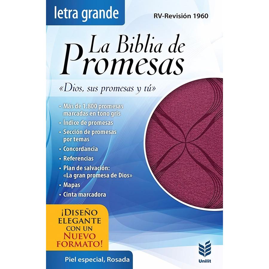  Si buscas Biblia De Promesas Piel Rosada Letra Grande Rv1960 puedes comprarlo con TIENDAPABLUS está en venta al mejor precio