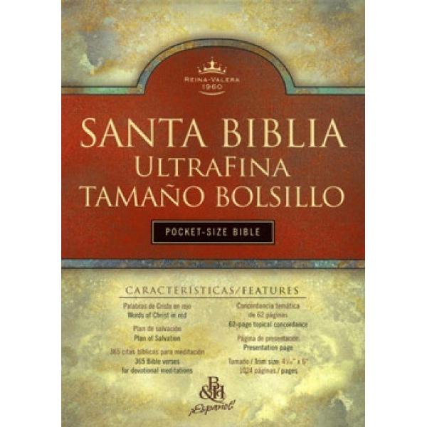  Si buscas Biblia Ultra Bolsillo Piel Fabricada Indice Rv 1960 puedes comprarlo con TIENDAPABLUS está en venta al mejor precio