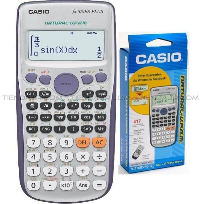  Si buscas Calculadora Cientifica Casio Fx-570es Plus 417 Func. Integra puedes comprarlo con VALMARA está en venta al mejor precio