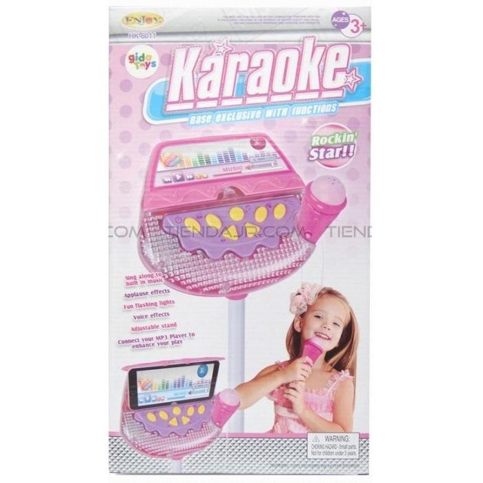  Si buscas Base Karaoke Mp3 Musical Luces Y Sonido Microfono Para Niñas puedes comprarlo con VALMARA está en venta al mejor precio