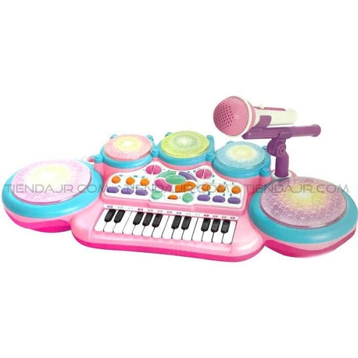  Si buscas Organeta Piano Musical 24 Teclas Con Microfono Recargable puedes comprarlo con VALMARA está en venta al mejor precio