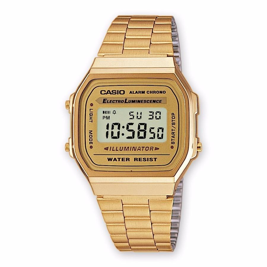  Si buscas Reloj Casio A168 Original Retro Vintage Dorado Mujer puedes comprarlo con GLORIAYANETHMORENOURIBE está en venta al mejor precio
