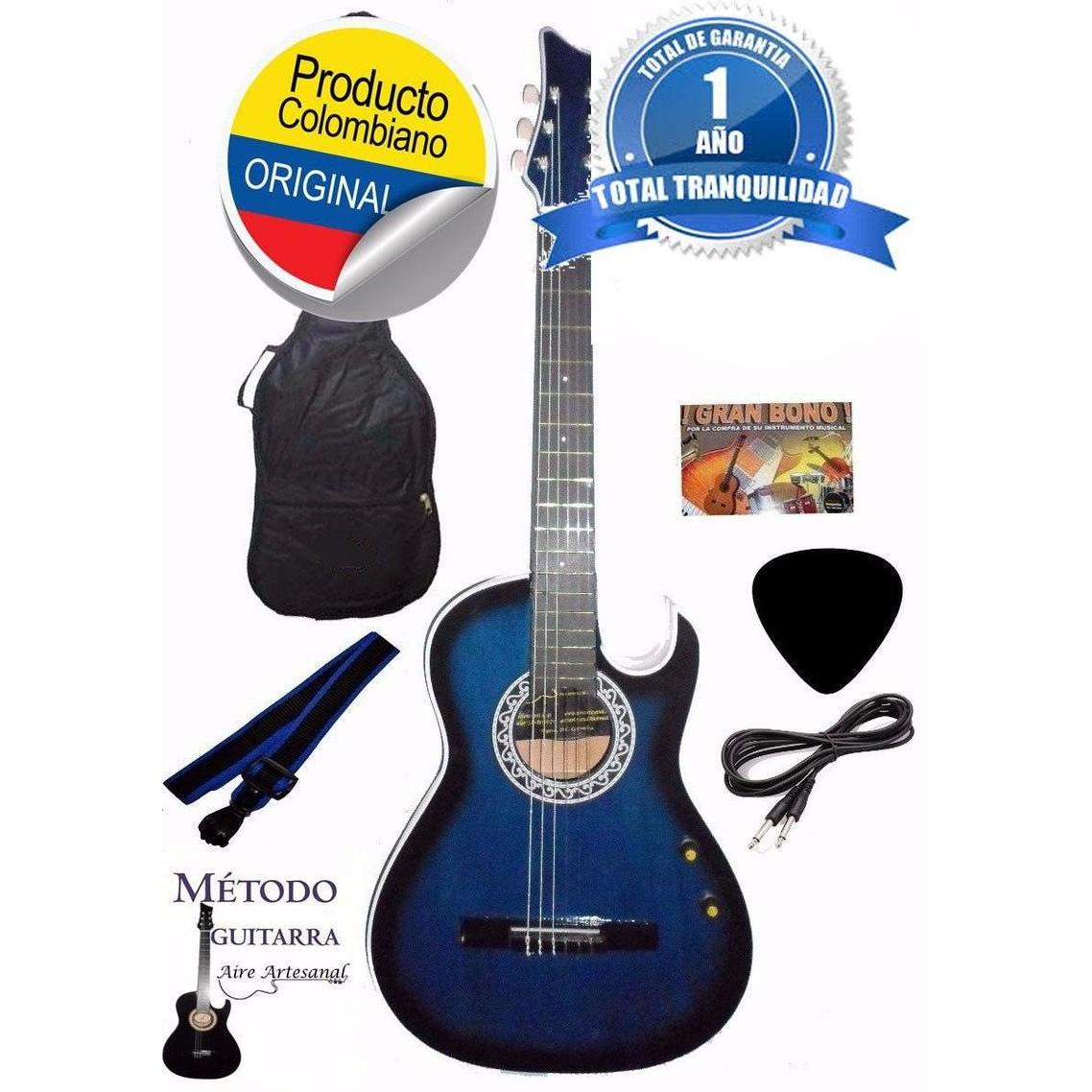  Si buscas Guitarra Electroacustica Aire Artesanal Forro Colgador Pua puedes comprarlo con AIRE ARTESANAL está en venta al mejor precio
