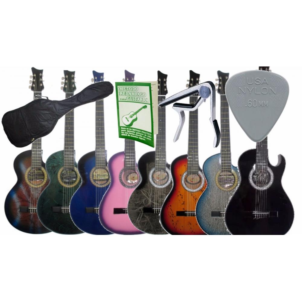 Si buscas Guitarra Acustica Forro Colgador Pua Capodastro puedes comprarlo con AIRE ARTESANAL está en venta al mejor precio