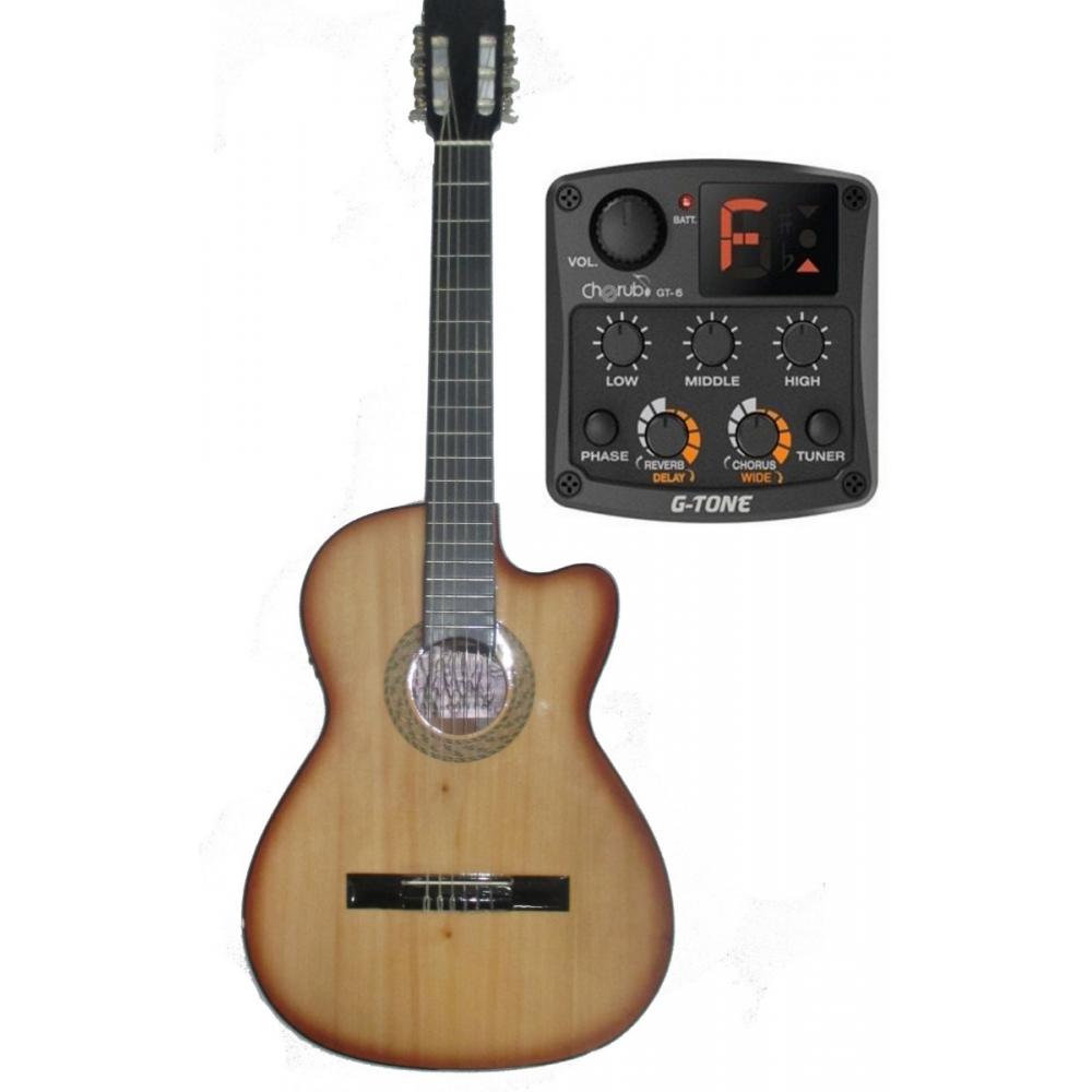  Si buscas Guitarra Electroacustica Microfono Afinador Ecualizador puedes comprarlo con AIRE ARTESANAL está en venta al mejor precio