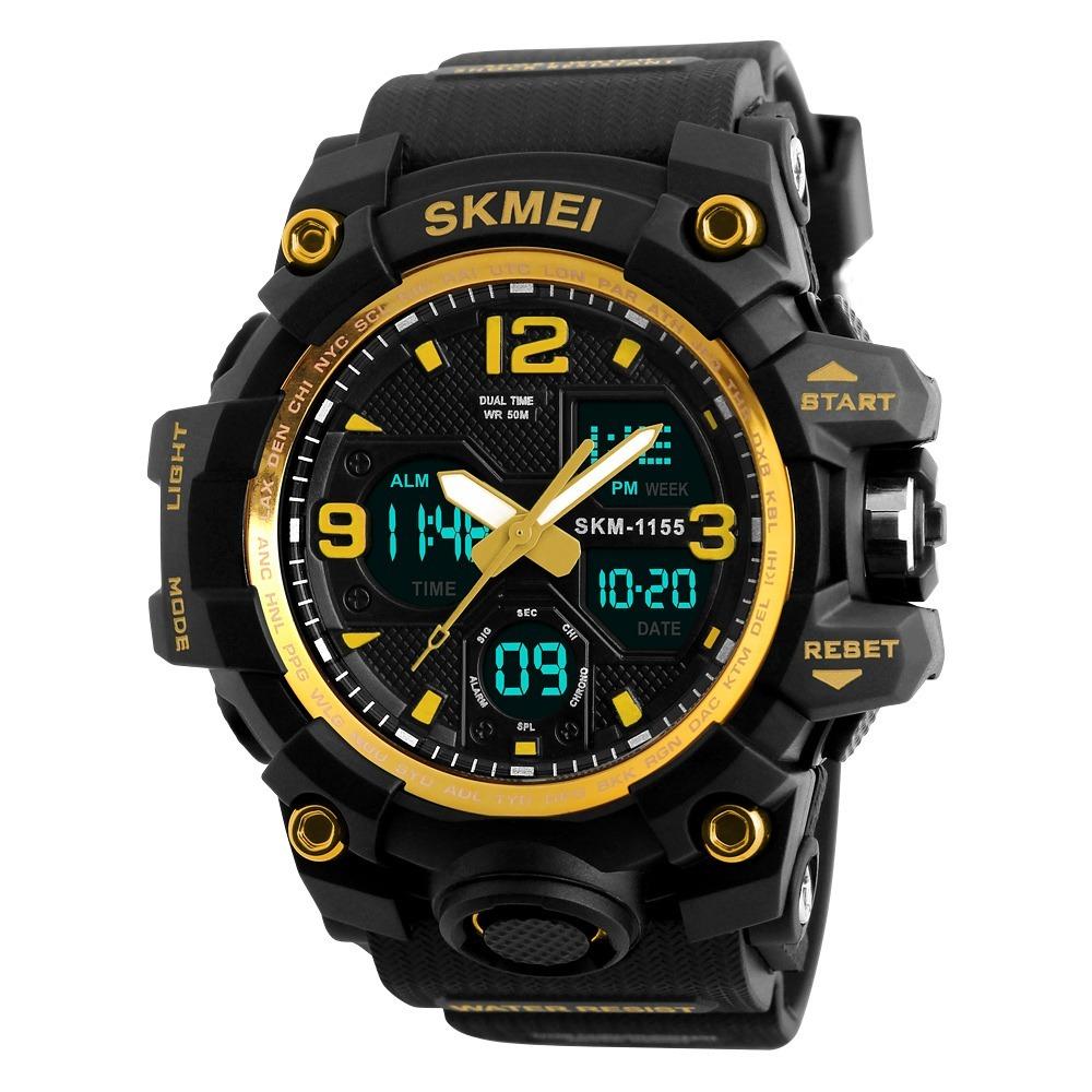  Si buscas Reloj Skmei Con Cronómetro Alarma Resistente Al Agua 1155b puedes comprarlo con RED-LEMON está en venta al mejor precio