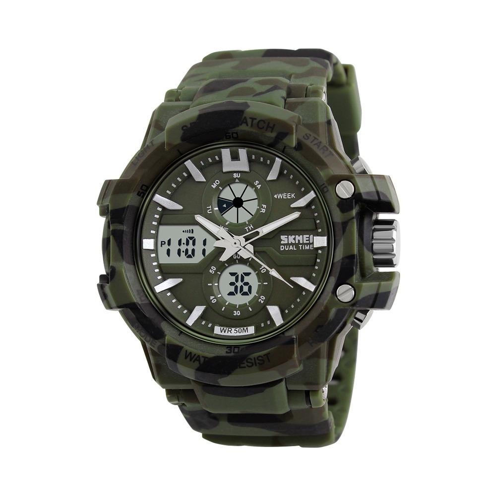  Si buscas Skmei Reloj Digital Y Análogo Led Militar Contra Agua 0990 puedes comprarlo con RED-LEMON está en venta al mejor precio