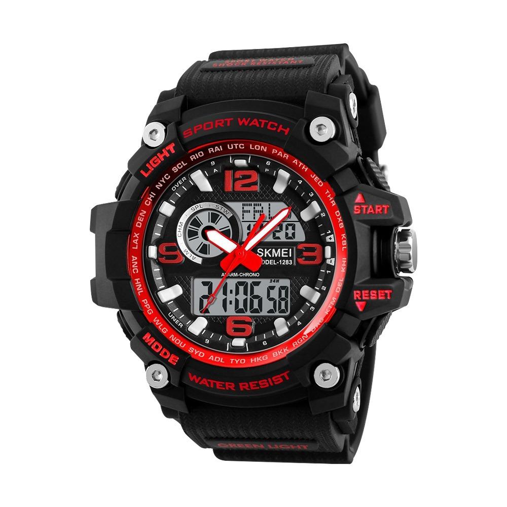  Si buscas Skmei Reloj Digital Y Análogo Led Contra Agua Grande 1283 puedes comprarlo con RED-LEMON está en venta al mejor precio