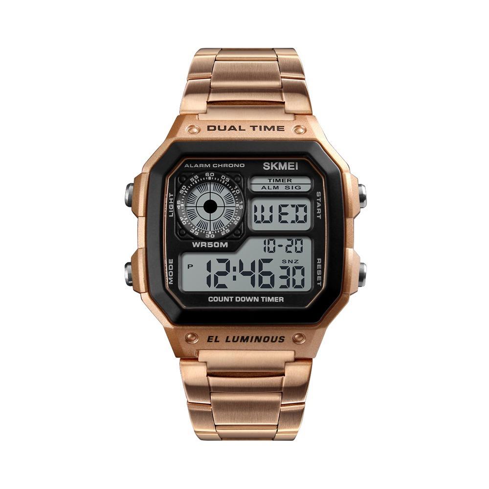  Si buscas Skmei Reloj Unisex Digital Metálico Contra Agua Fecha 1335 puedes comprarlo con RED-LEMON está en venta al mejor precio