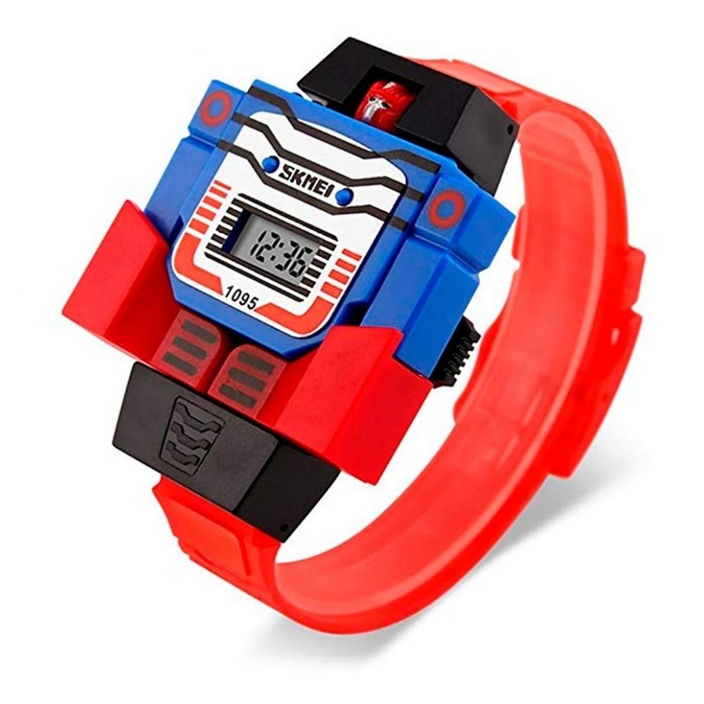  Si buscas Skmei Reloj Niño Digital Diseño Robot Hora Fecha Modelo 1095 puedes comprarlo con RED-LEMON está en venta al mejor precio