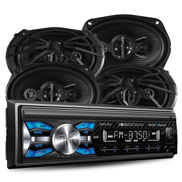  Si buscas Paquete Soundstream Estéreo Vm-23b + 2 Pares Bocinas 6x9 Plg puedes comprarlo con MASSIVE ELECTRONICS está en venta al mejor precio