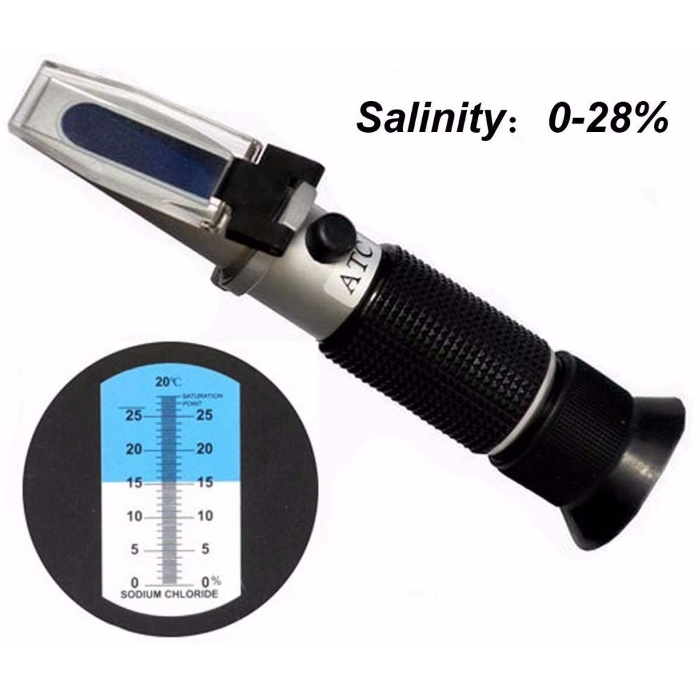  Si buscas Refractometro Sal Salinidad 0 - 28 % Salinometro Rhs- 28 Atc puedes comprarlo con MODAVELA está en venta al mejor precio