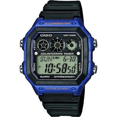  Si buscas Casio Reloj Para Hombre Ae-1300wh-2av Pantalla Digital Azul puedes comprarlo con BODECOR está en venta al mejor precio