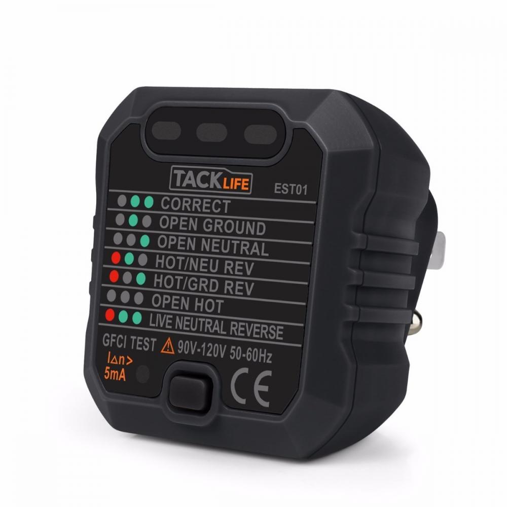  Si buscas Tacklife Est01 Avanzado Gfci Outlet Tester Detector De Volta puedes comprarlo con BODECOR está en venta al mejor precio