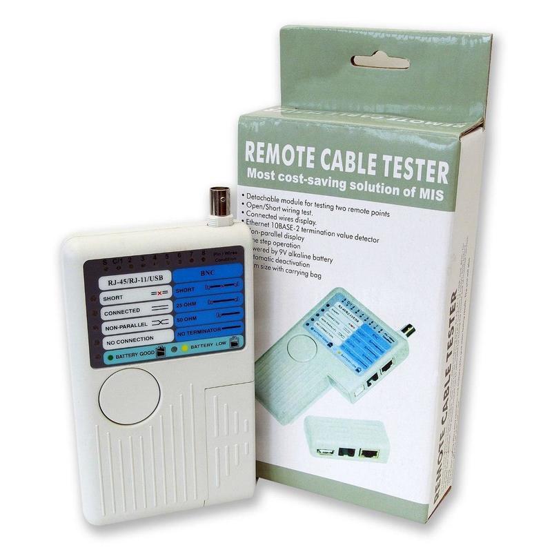 Si buscas Probador Tester Cables Usb Bnc Rj45 Cat 5 Cat 6 Y Rj11 puedes comprarlo con PRODIGYCOMPUTACION está en venta al mejor precio