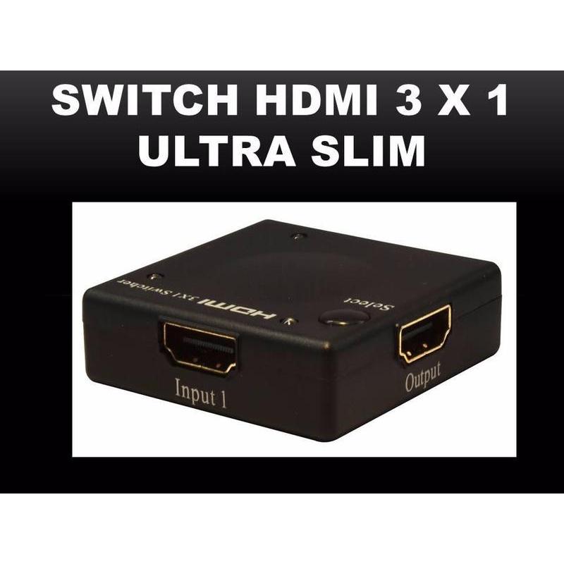  Si buscas Switch Selector Hdmi 3x1 Inteligente Ultra Slim Xcase puedes comprarlo con PRODIGYCOMPUTACION está en venta al mejor precio