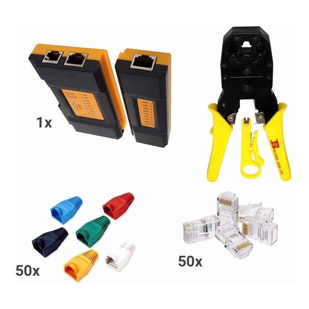  Si buscas Kit Armado Redes Pinza Ponchado Tester 25 Rj45 Cat6 25 Botas puedes comprarlo con PRODIGYCOMPUTACION está en venta al mejor precio