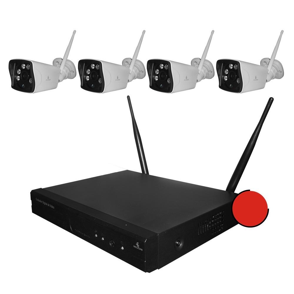  Si buscas Kit 4 Camaras Wifi Seguridad Inalambricas Cctv Ip Vigilancia puedes comprarlo con TEC-DEPOT está en venta al mejor precio