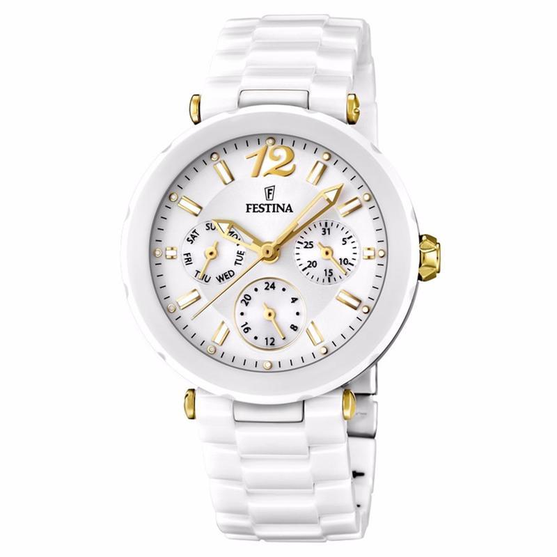  Si buscas Reloj Festina F16641/3 Con Eslabones Brillantes Blanco Y Dor puedes comprarlo con COMPUTADORASZAMORA está en venta al mejor precio