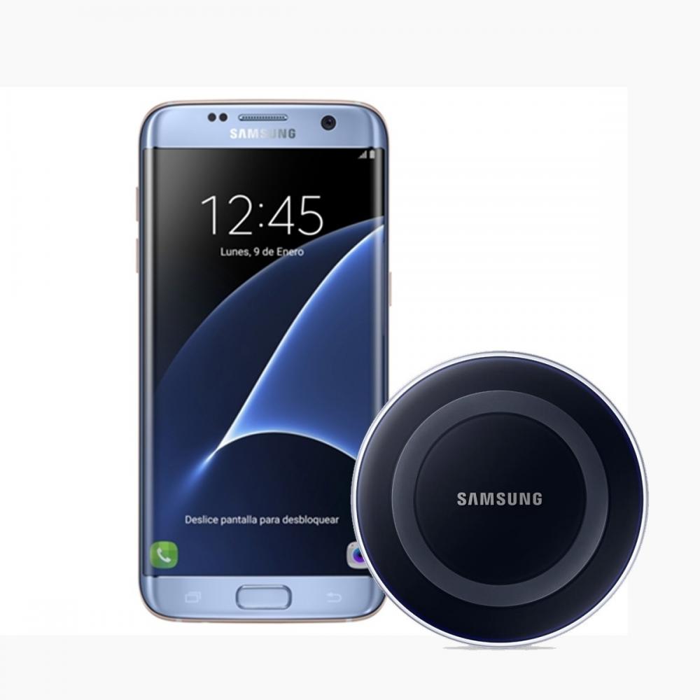  Si buscas Celular Samsung Galaxy S7 Edge 32gb Azul + Cargador Wireless puedes comprarlo con LAPTOPSHOP-MX está en venta al mejor precio