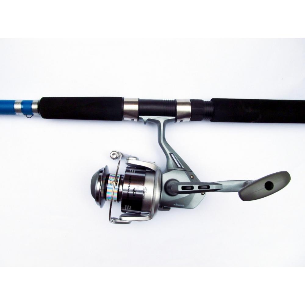  Si buscas Caña Pesca Playa Caña 2.7 Mt 9 Pies + Reel Okuma 6500 puedes comprarlo con SHOP-GO está en venta al mejor precio