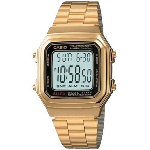  Si buscas Reloj Casio Retro Vintage A178 Dorado - Hora Doble - Cfmx puedes comprarlo con CFMX está en venta al mejor precio