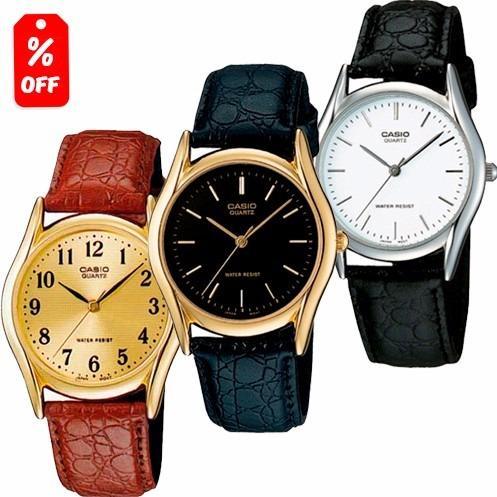  Si buscas Reloj Casio Mtp 1094 - Correa De Piel- Envío Gratis- Cfmx puedes comprarlo con CFMX está en venta al mejor precio