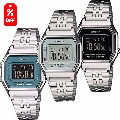  Si buscas Reloj Casio Retro Dama La680 Plata - 100% Original Cfmx puedes comprarlo con CFMX está en venta al mejor precio