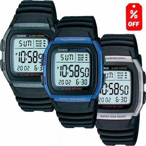  Si buscas Reloj Casio W96h Caucho - Cronómetro- Pila 10 Años - Cfmx - puedes comprarlo con CFMX está en venta al mejor precio