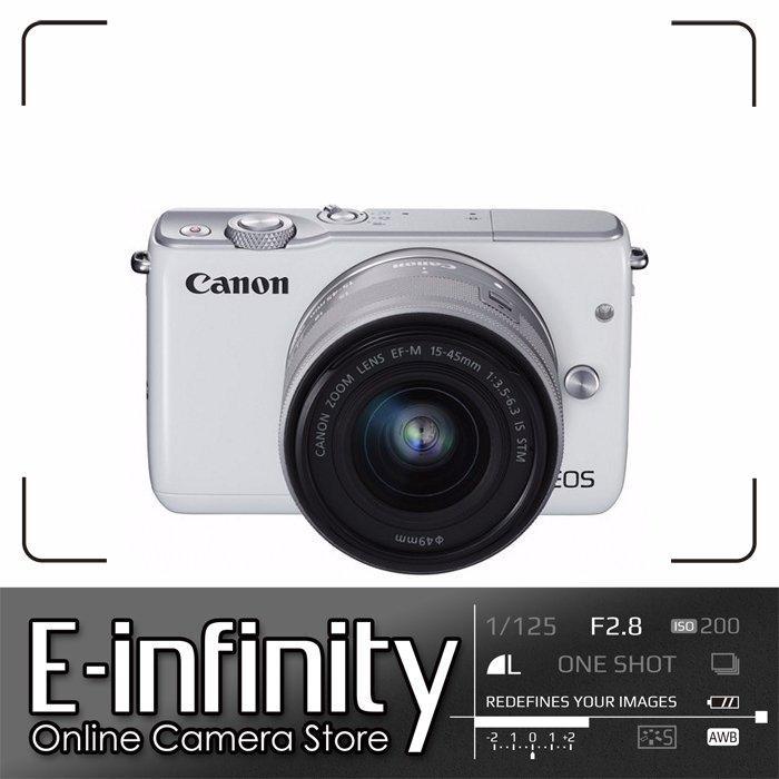 If you are looking NEW Canon EOS M10 Digital Camera + EF-M 15-45mm f/3.5-6.3 IS STM Lens White you can buy to E-INFINITY, It is on sale at the best price