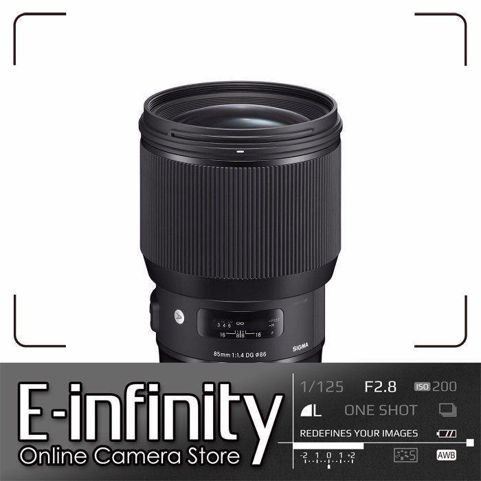 If you are looking NEW Sigma 85mm f/1.4 DG HSM Art Lens for Canon EF you can buy to E-INFINITY, It is on sale at the best price