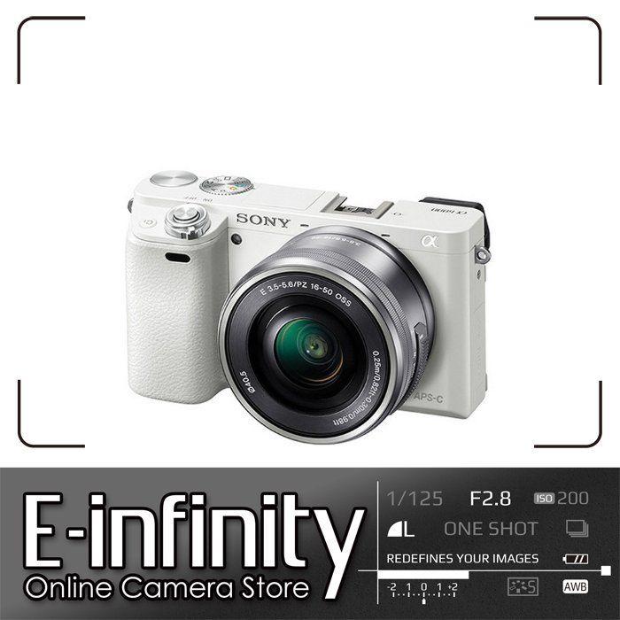 If you are looking NEW Sony Alpha A6000 White Digital Camera + 16-50mm Lens Special Edition you can buy to E-INFINITY, It is on sale at the best price