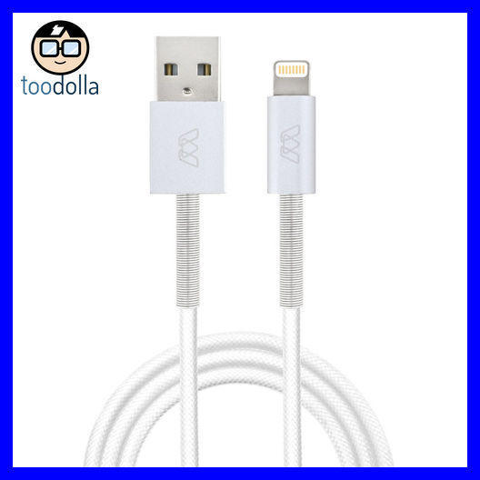 If you are looking MOS Spring Charge and Sync Lightning Cable, Aluminium heads & woven cable, White you can buy to toodolla, It is on sale at the best price