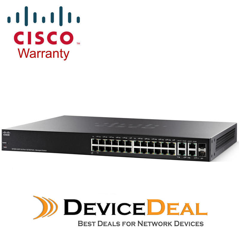 If you are looking Cisco SF300-24PP-K9 24-port 10/100 Max PoE Managed Switch you can buy to device-deal, It is on sale at the best price