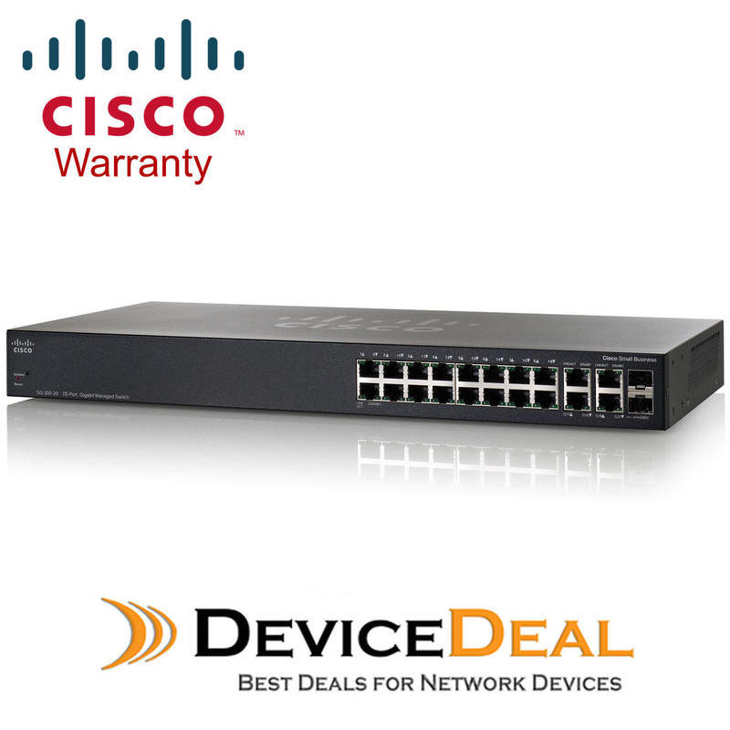 If you are looking Cisco SRW2016-K9 SG 300-20 20-port Gigabit Managed Switch +2combo Gb SFP Slots you can buy to device-deal, It is on sale at the best price