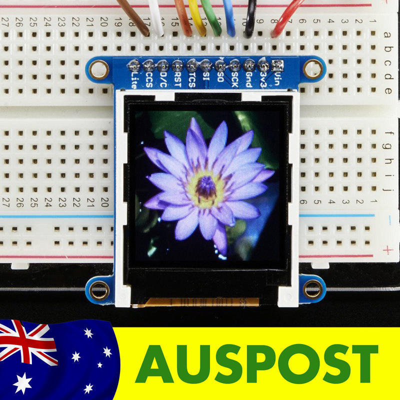 If you are looking Adafruit 1.44" Color TFT LCD Display with MicroSD Socket - ST7735R - for Arduino you can buy to AUS3D, It is on sale at the best price