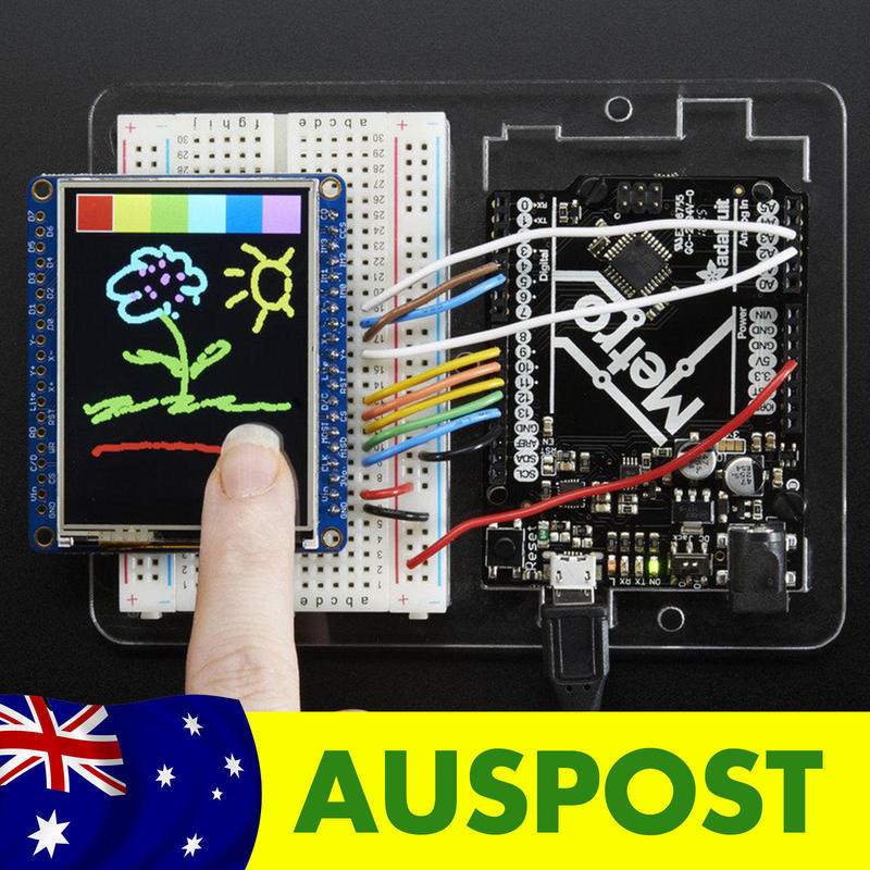 If you are looking Adafruit 2.4" TFT LCD Touchscreen Board w/MicroSD Socket - ILI9341 - for Arduino you can buy to AUS3D, It is on sale at the best price