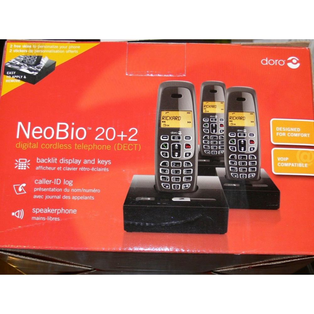 If you are looking DORO NeoBio 3 Handsets Home Speaker Phone Cordless Phone base units NEW Wireless you can buy to austore, It is on sale at the best price